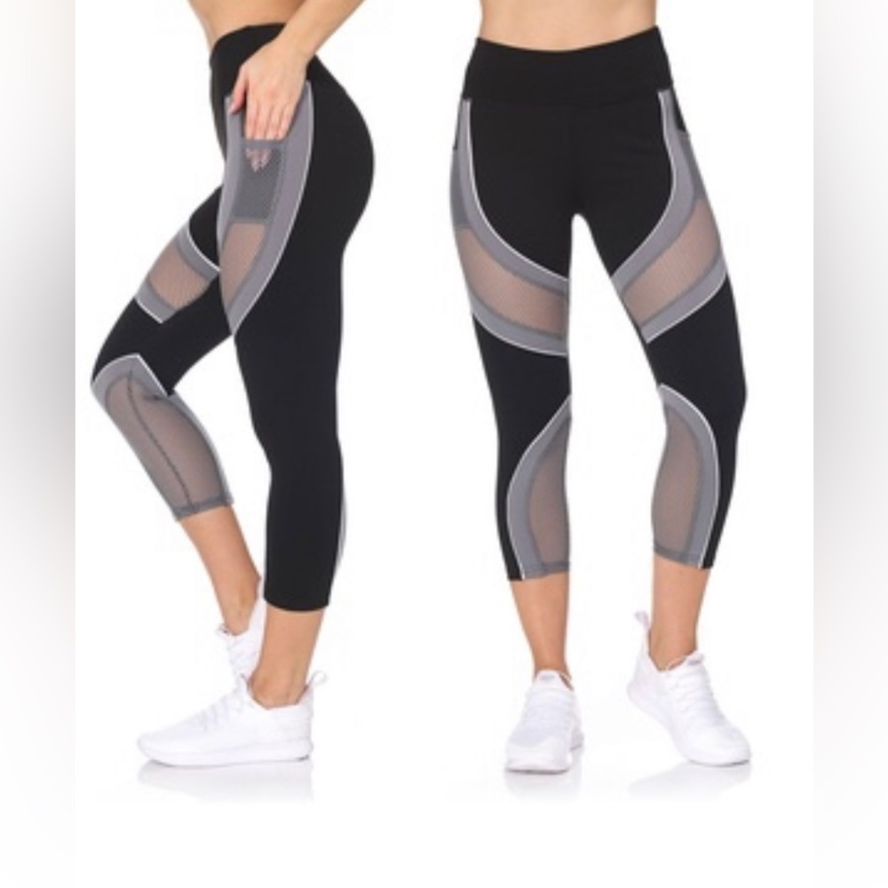 Womens High Waisted Workout Leggings